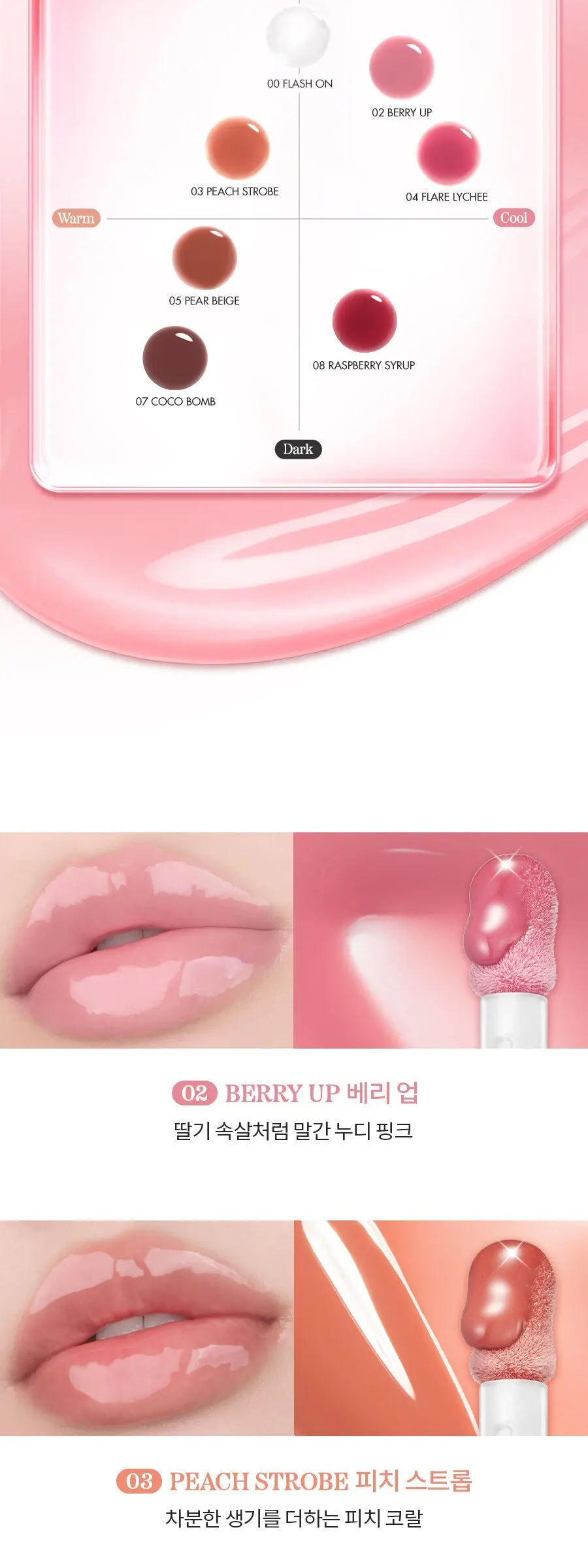 rom&nd Juicy Flash Lip Oil (Multiple Shades) Detail