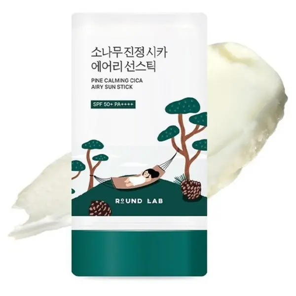 ROUND LAB Pine Calming Cica Airy Sun Stick SPF50+ PA++++ 19g