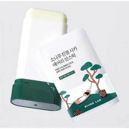 ROUND LAB Pine Calming Cica Airy Sun Stick SPF50+ PA++++ 19g - Image 4