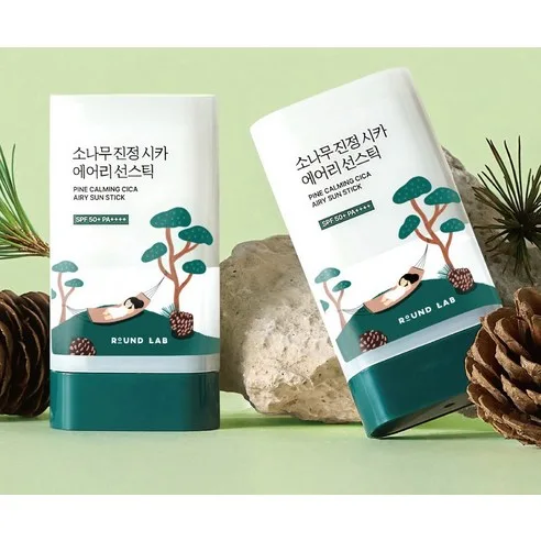 ROUND LAB Pine Calming Cica Airy Sun Stick SPF50+ PA++++ 19g - Image 6