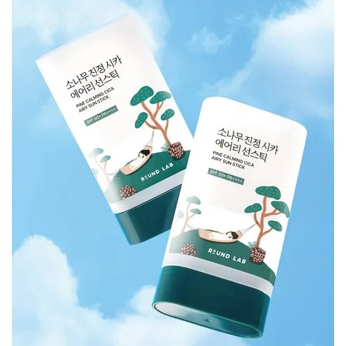 ROUND LAB Pine Calming Cica Airy Sun Stick SPF50+ PA++++ 19g - Image 7