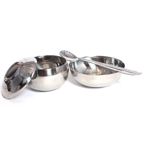 Neulhaerang Stainless Steel 1-Person Tableware Set