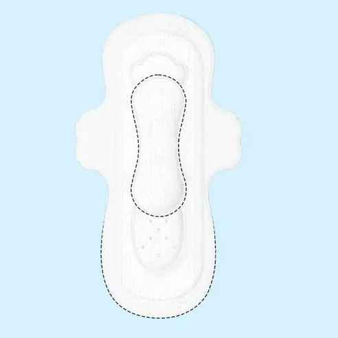SUSUhanmyeon zero Pure Cotton Sanitary Pads Wing Type Medium 22pcs x 4 Packs (Total 88 Pads) - Image 2