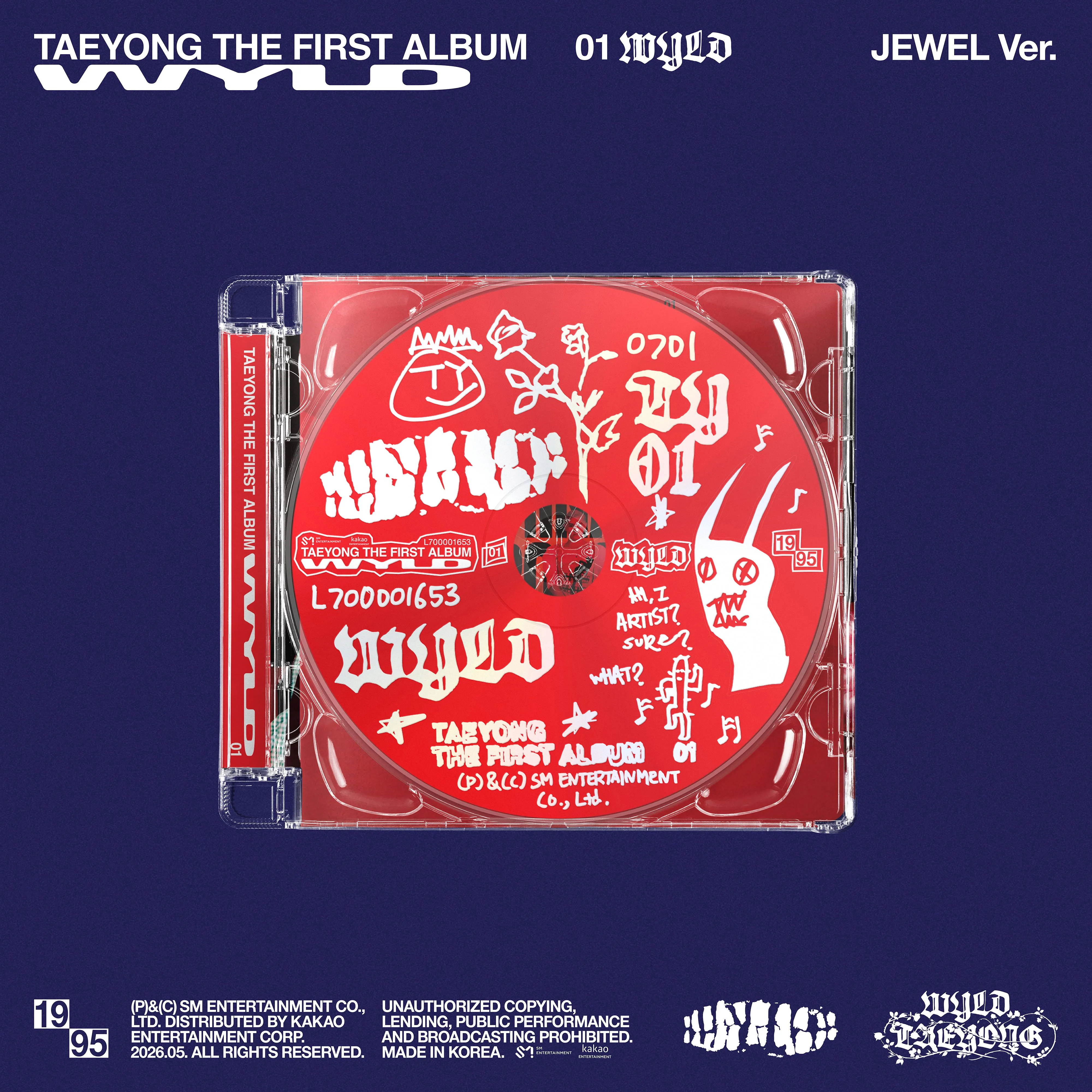 TAEYONG The First Album WYLD Jewel Case Ver.
