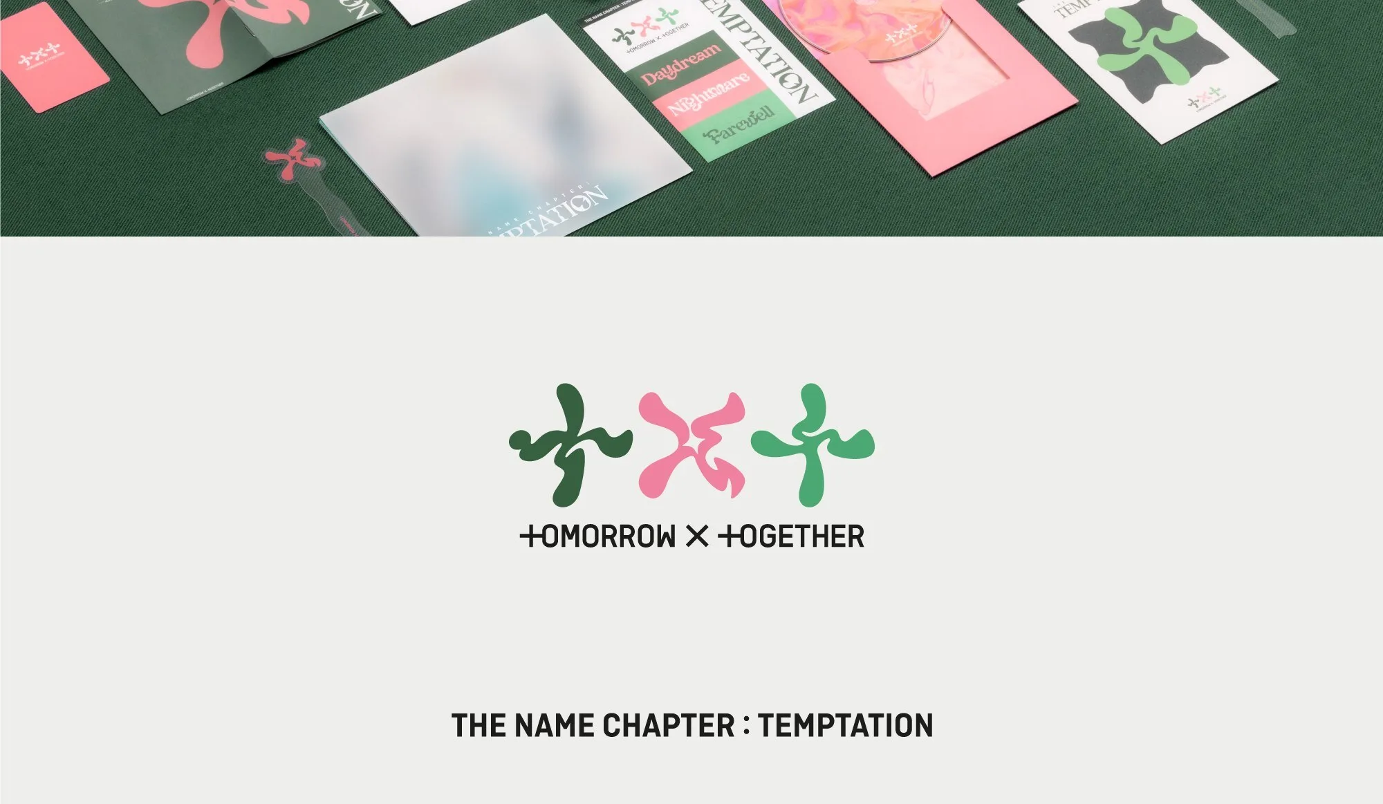 TOMORROW X TOGETHER - THE NAME CHAPTER: TEMPTATION Random Ver. K-POP Album (3 Versions, Photobook, Photocard, Poster Included) Detail