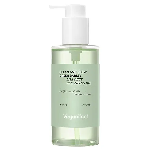Veganifect Clean and Glow Green Barley LHA Deep Cleansing Oil 205ml