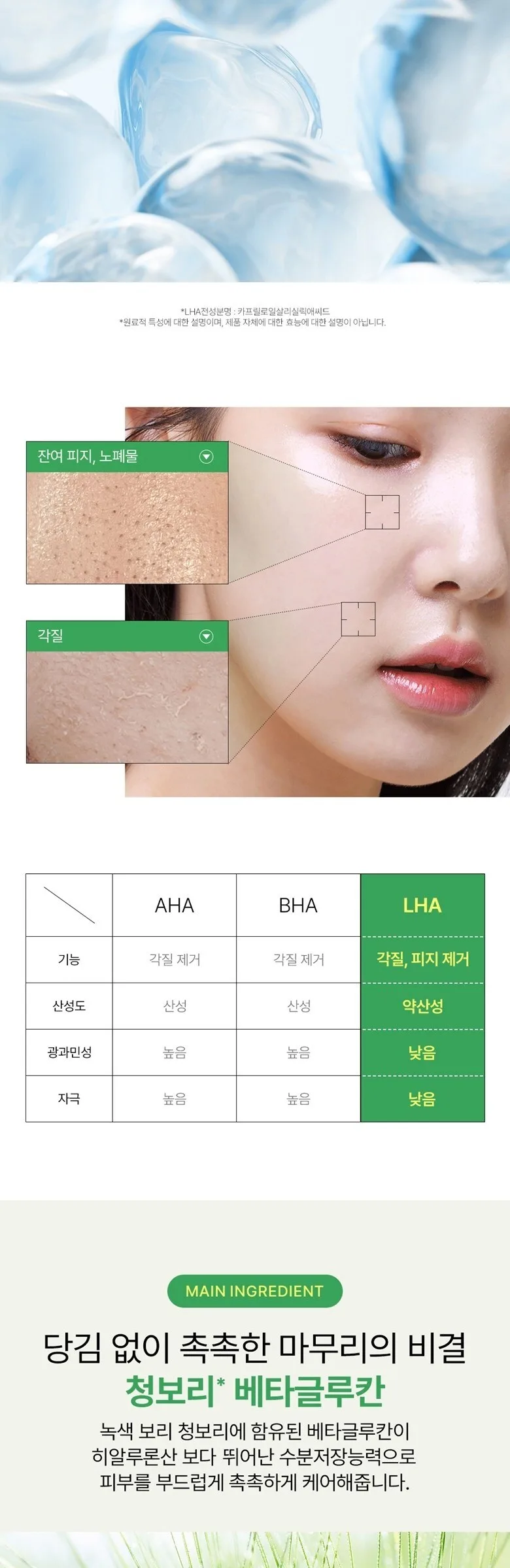 Veganifect Clean and Glow Green Barley LHA Deep Cleansing Oil 205ml Detail