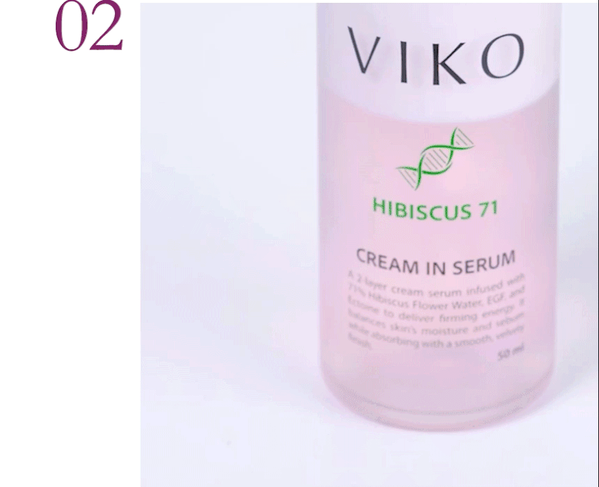 VIKO Hibiscus 71 Cream in Serum 50ml Detail
