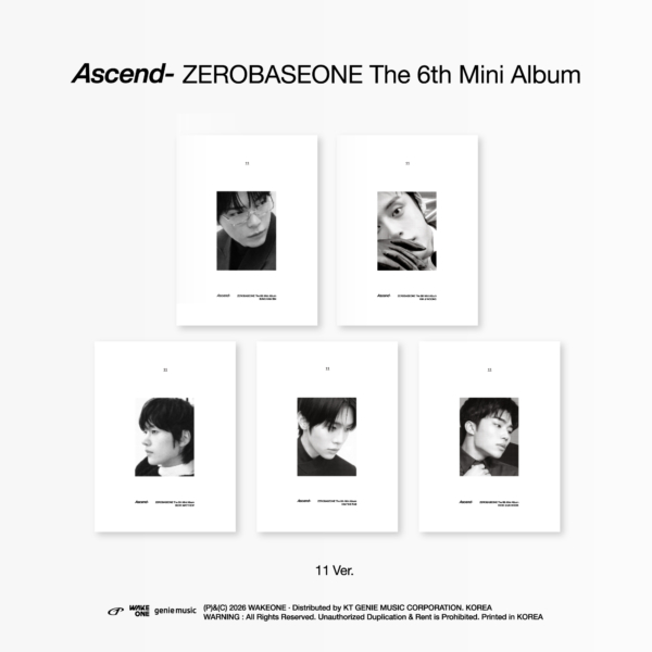 ZEROBASEONE The 6th Mini Album [Ascend-] 11 Ver. (Random Ver.)