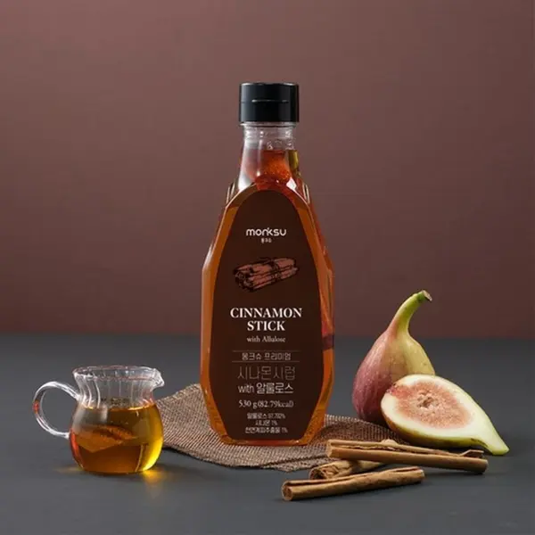monksu premium Cinnamon Syrup with Allulose 530g