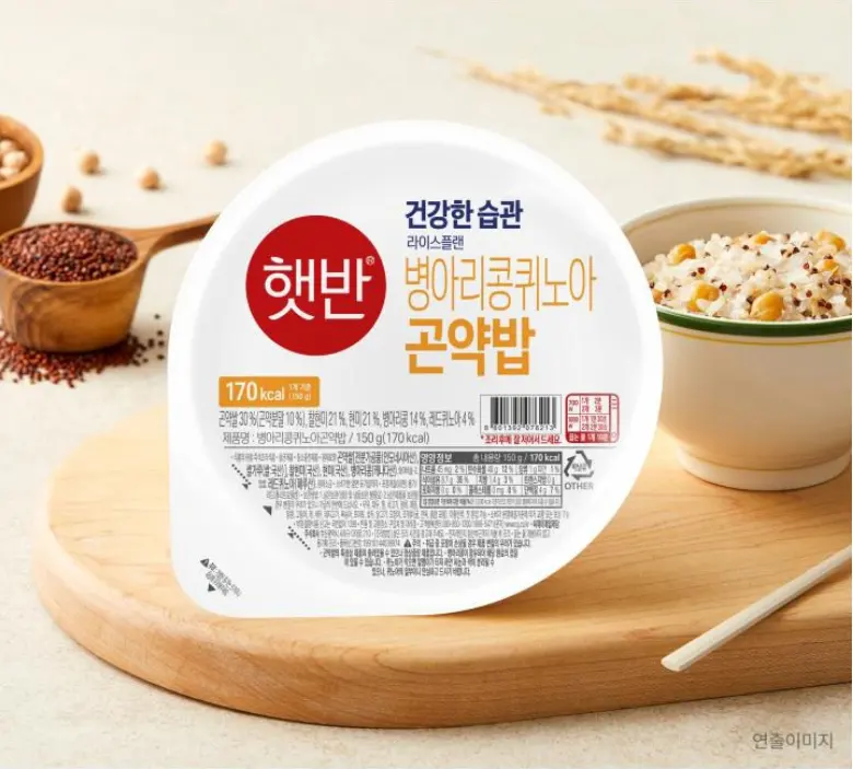 Hetbahn Rice Plan Chickpea Quinoa Konjac Rice 150g x 12 Packs