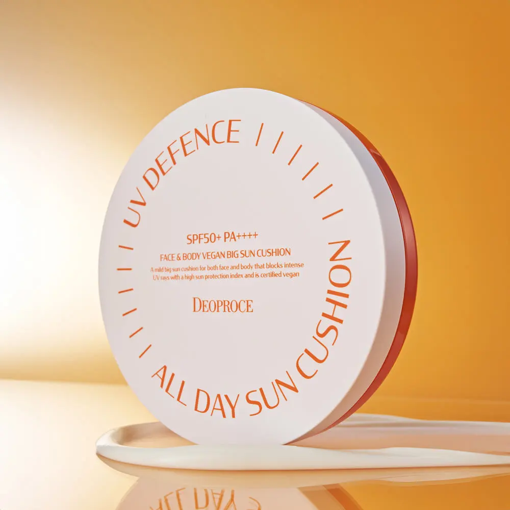 DEOPROCE UV Defence All Day Sun Cushion SPF50+ PA++++ 25g