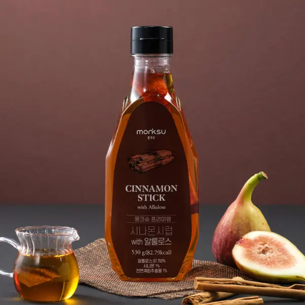 monksu premium Cinnamon Syrup with Allulose 530g