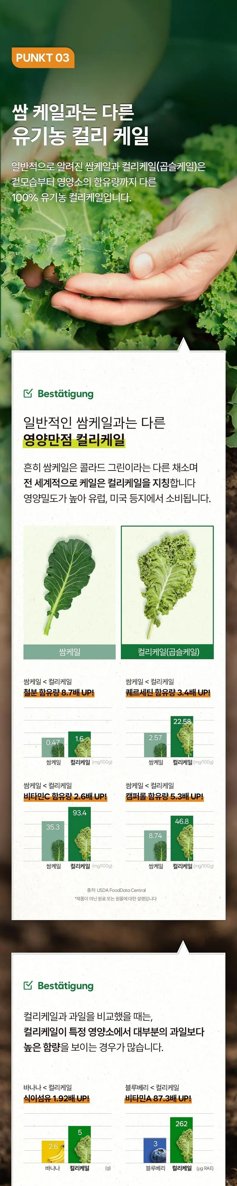 aktiv immun 100% Organic Green Curly Kale Powder 2 g x 25 Sticks (50 g) Detail
