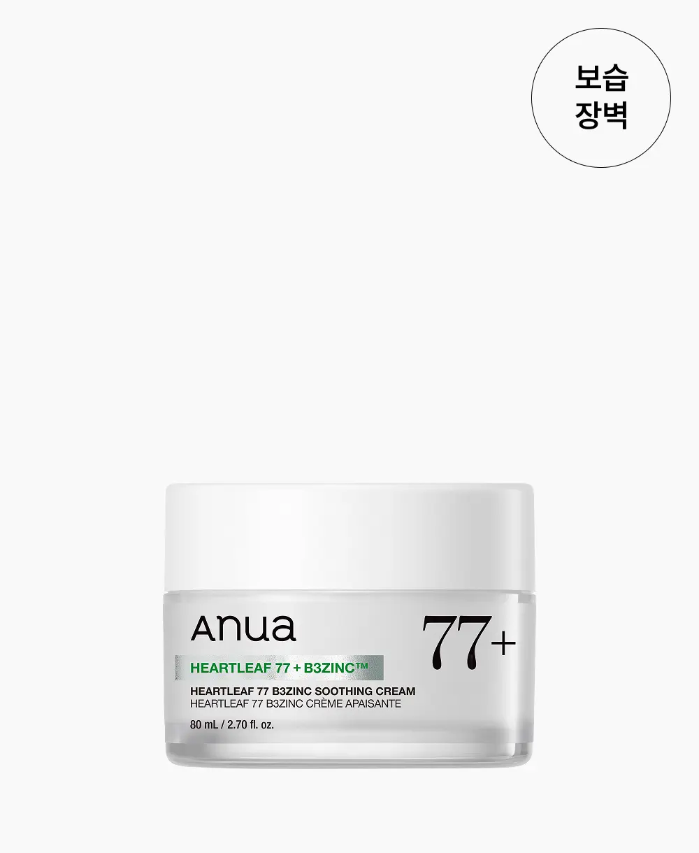 Anua Heartleaf 77 B3Zinc Soothing Cream 80mL
