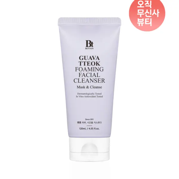 Benton Guava Tteok Foaming Facial Cleanser 120mL