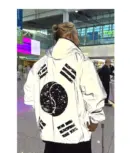 ByTheR Vintage Taegeukgi Reflective Windbreaker