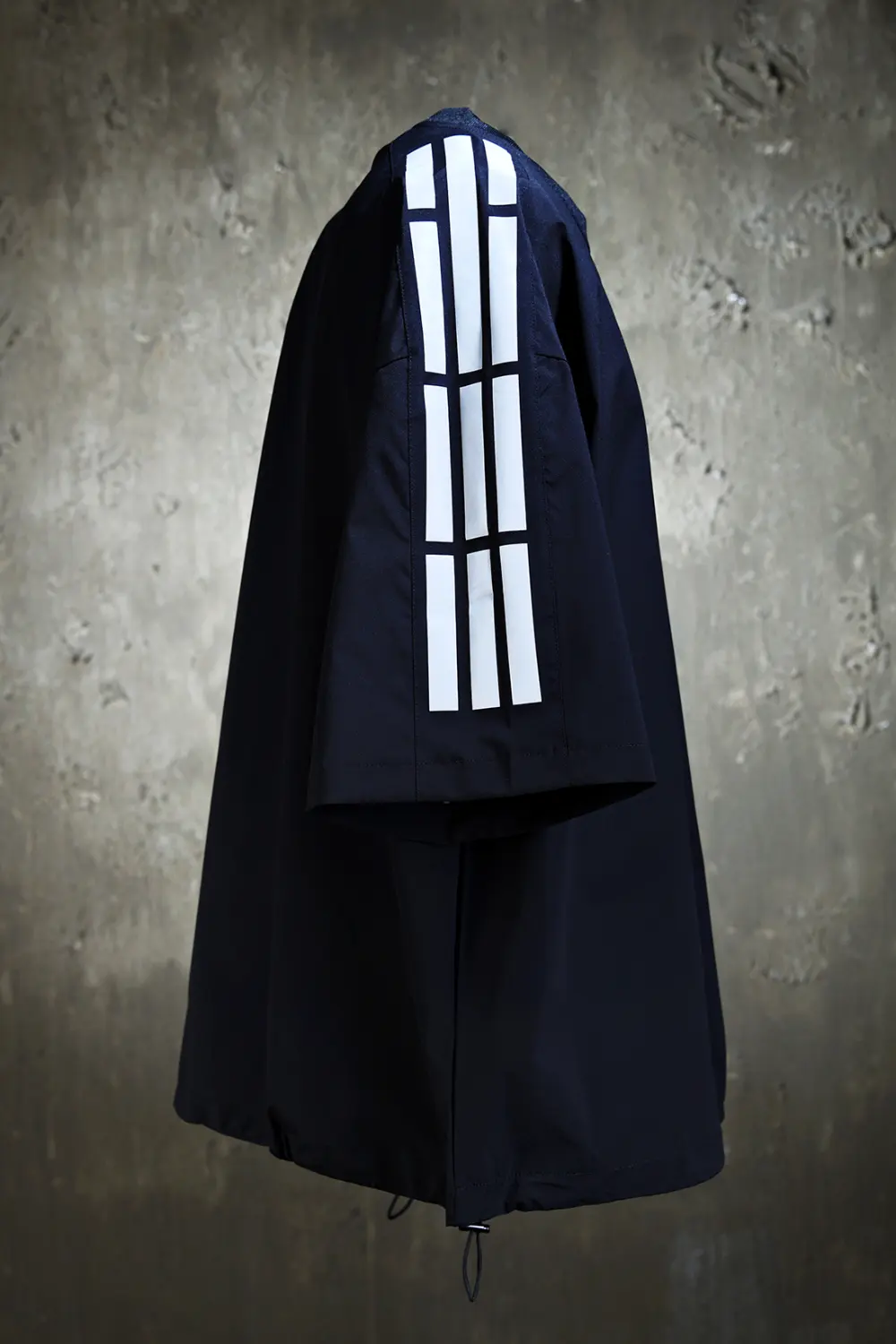 ByTheR Korean Flag Reflective Short Sleeve T-Shirt Black Detail