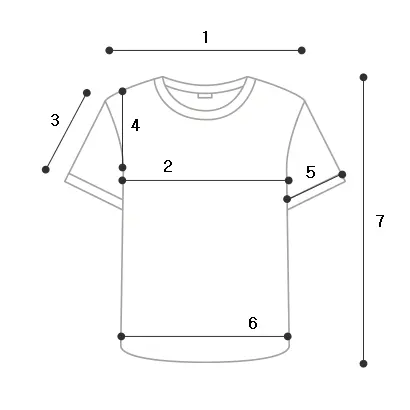 BYTHER Rough Painting Korean Flag Loose Fit Short Sleeve T-Shirt - White Detail
