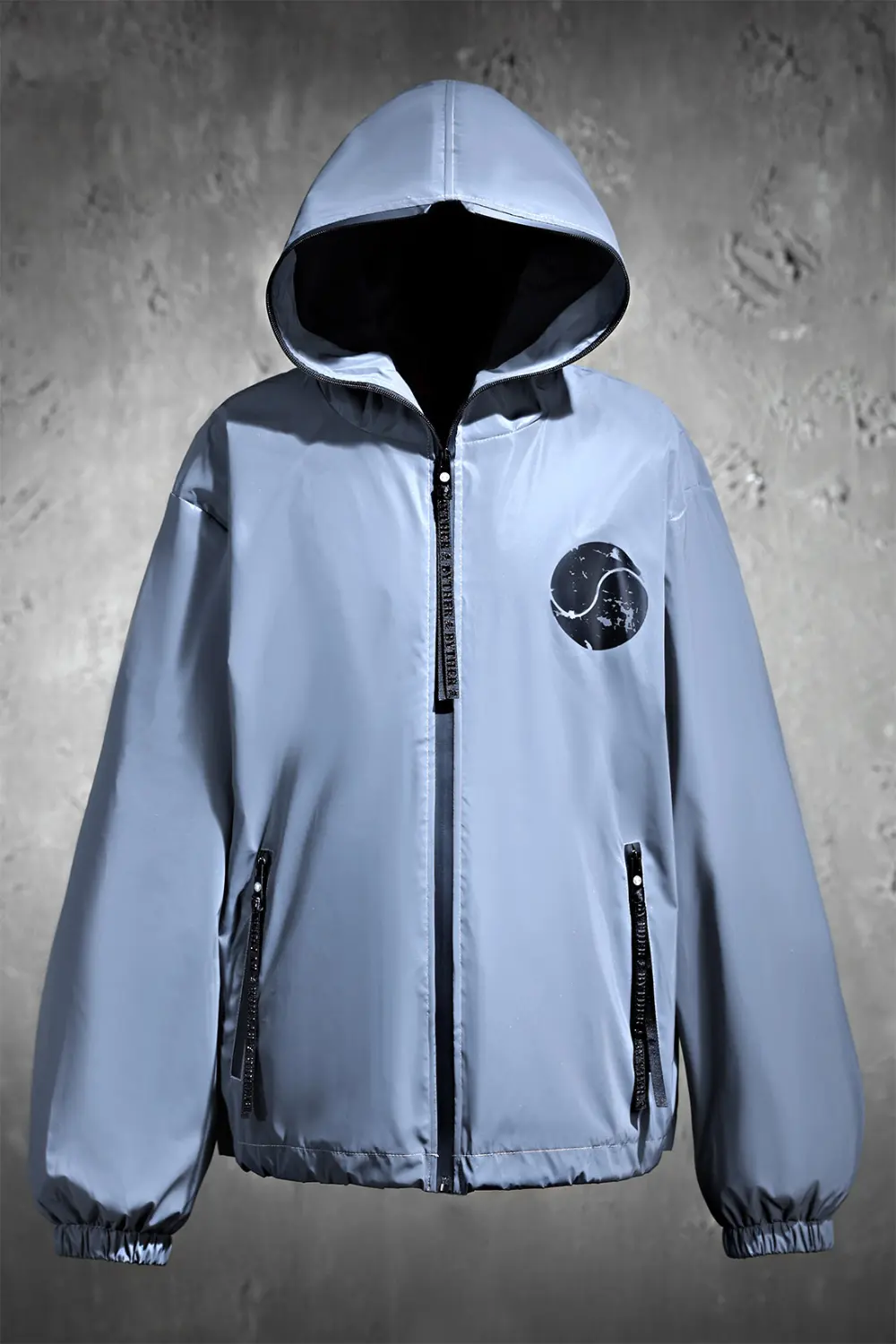 ByTheR Vintage Taegeukgi Reflective Windbreaker Detail