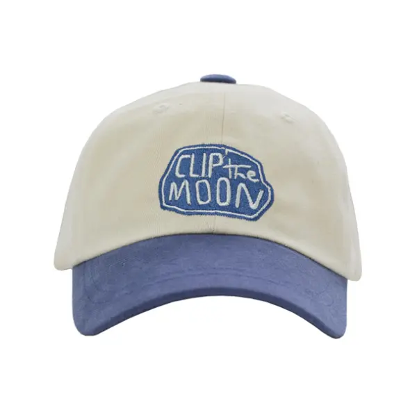 CLIP THE MOON Baby Rock Cap Two Tone Blue