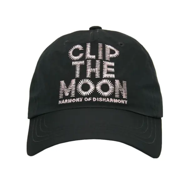 CLIP THE MOON Lunar Harmony Black Pink Cap