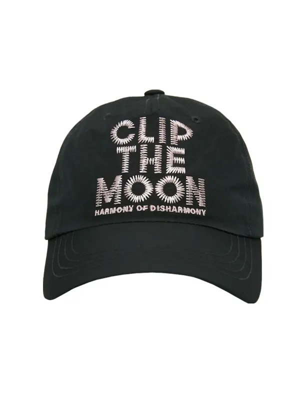 CLIP THE MOON Lunar Harmony Black Pink Cap