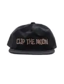 CLIP THE MOON Milkshake Corduroy Cap Matte Black