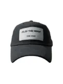 CLIP THE MOON Paper Label Cap Black