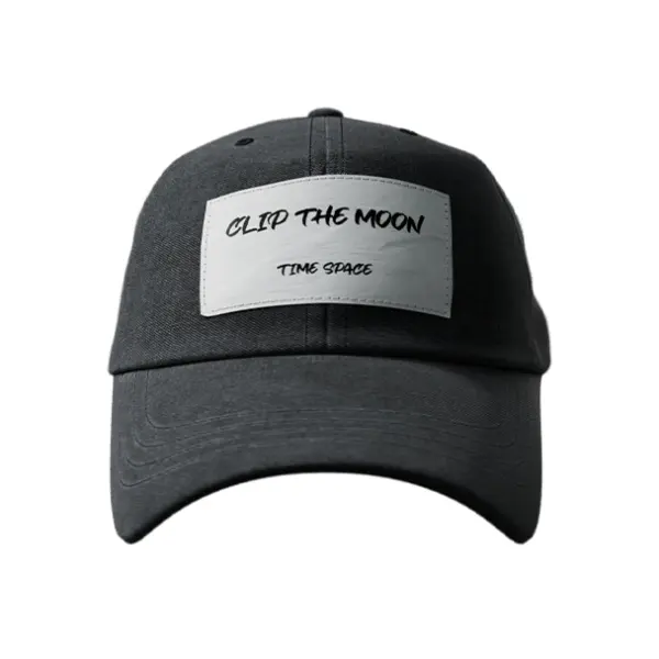 CLIP THE MOON Paper Label Cap Black