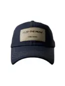 CLIP THE MOON Paper Label Cap Deep Blue