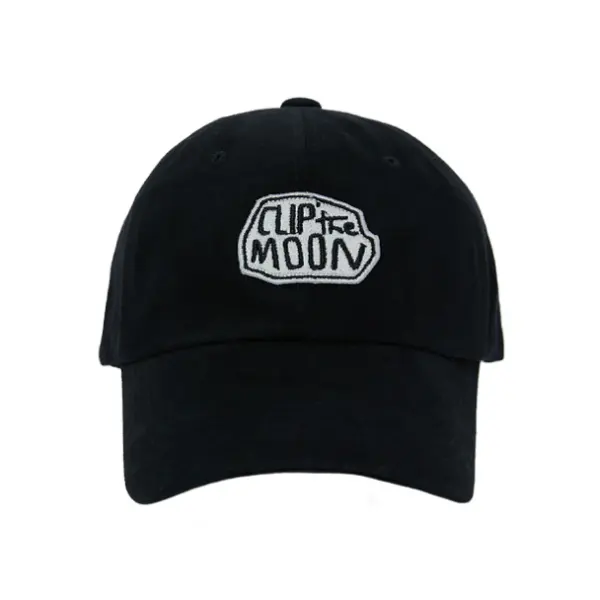 CLIP THE MOON Rock Cap Suede Black
