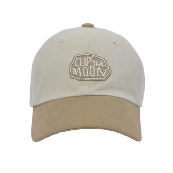 CLIP THE MOON Rock Cap Two Tone Beige