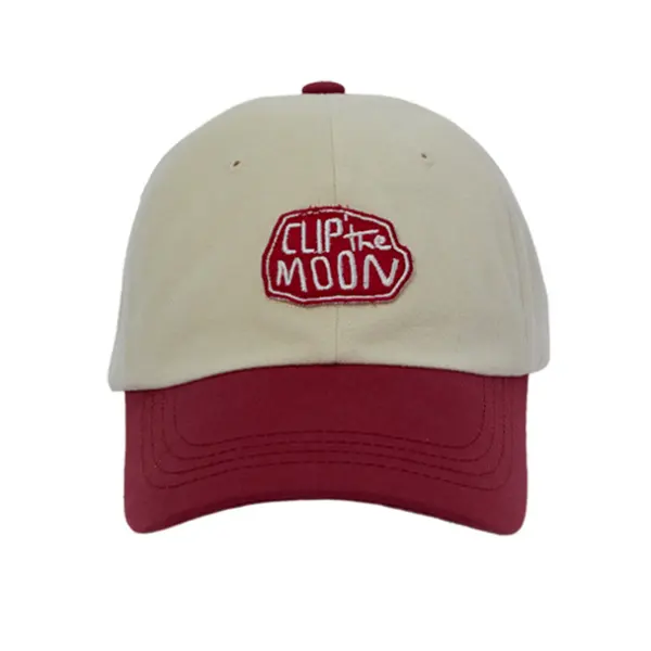 CLIP THE MOON Rock Cap Two Tone Red