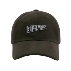 CLIP THE MOON Sign Box Cap Vintage Brown