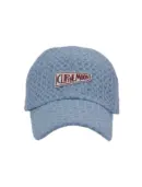 CLIP THE MOON Sign Box Grid Cap Sky Blue