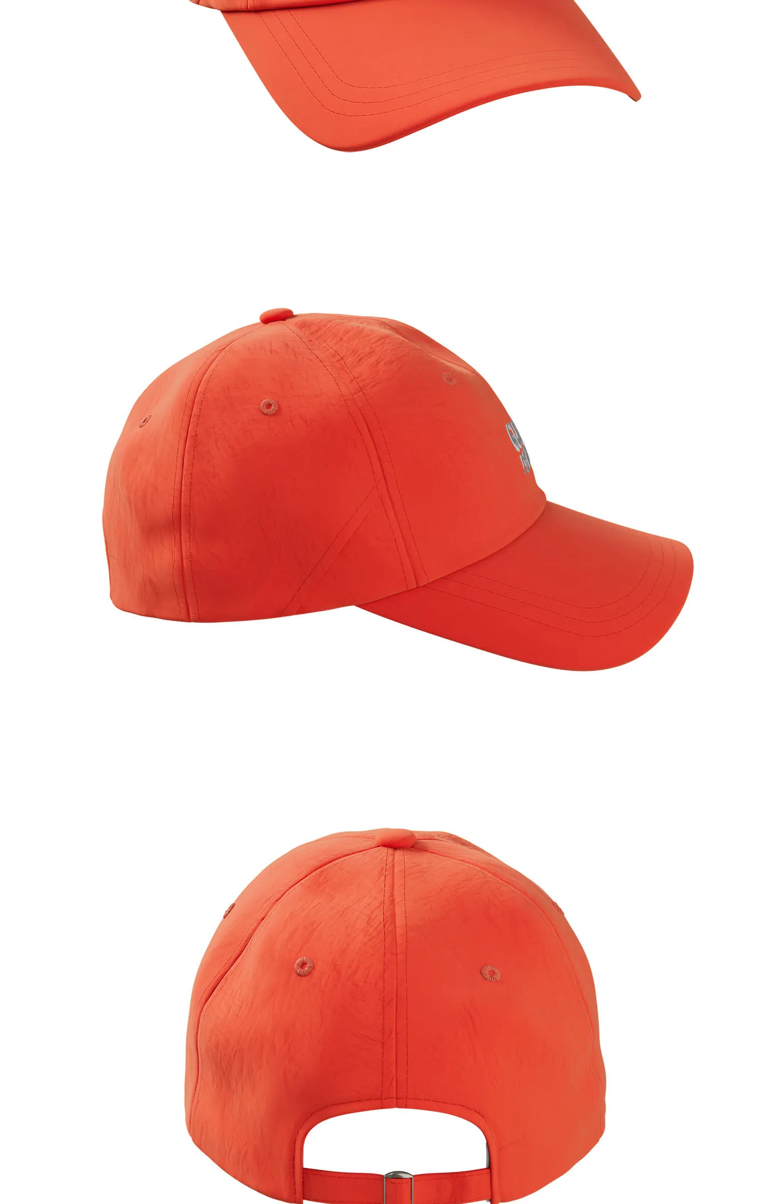 CLIP THE MOON Water Drop Glasses Pocket Cap Orange Detail