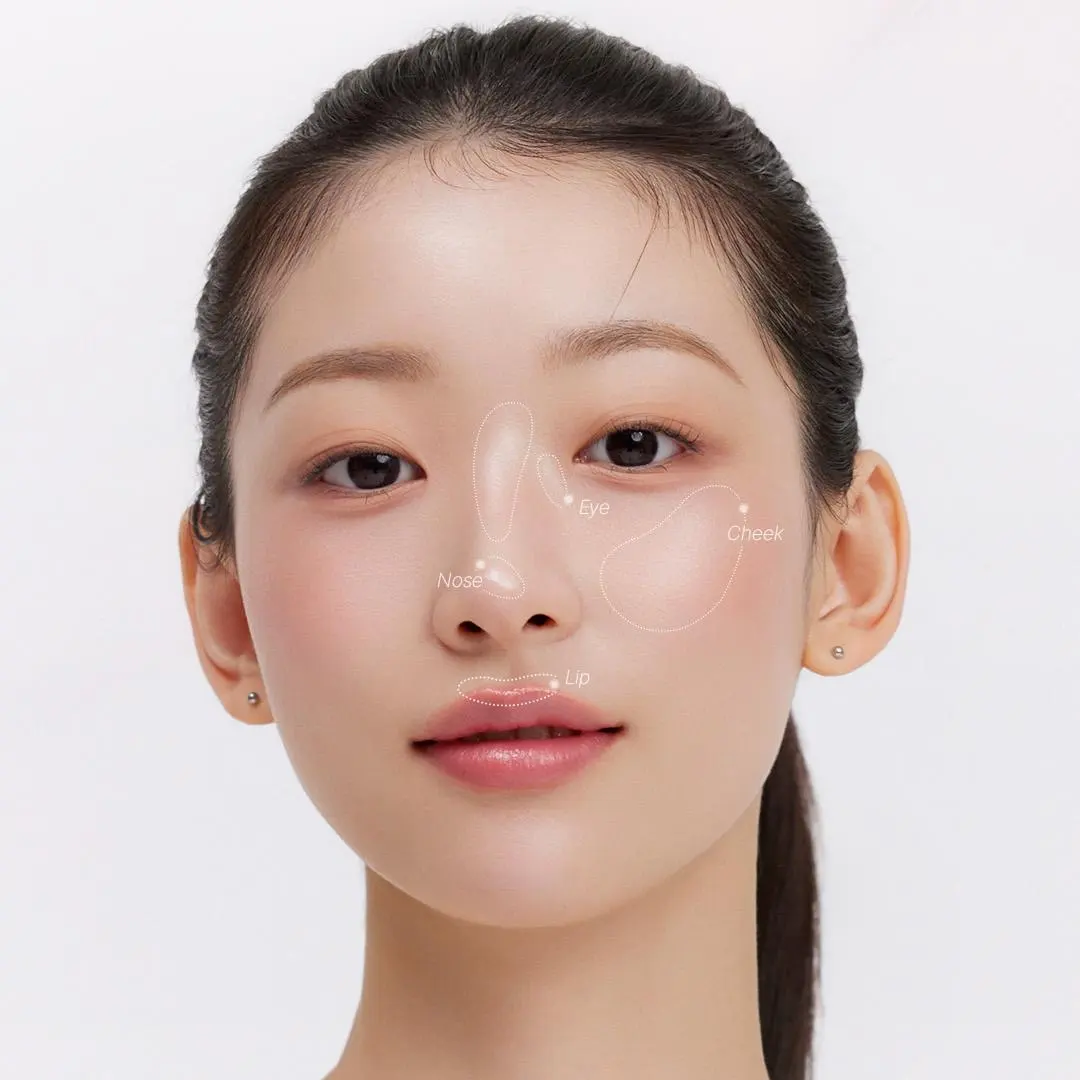 DEAR DAHLIA Petal Gleam Liquid Highlighter (4 Colors) Detail