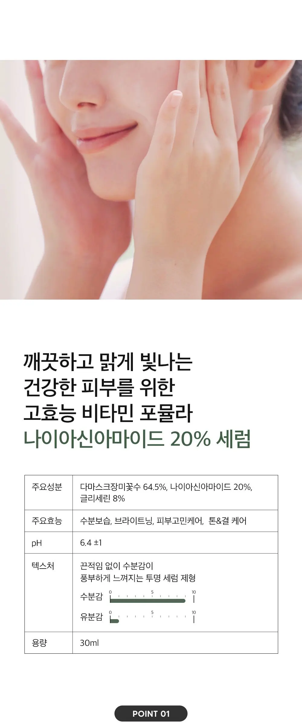 DERMA FACTORY Niacinamide 20% Serum 30ml Detail
