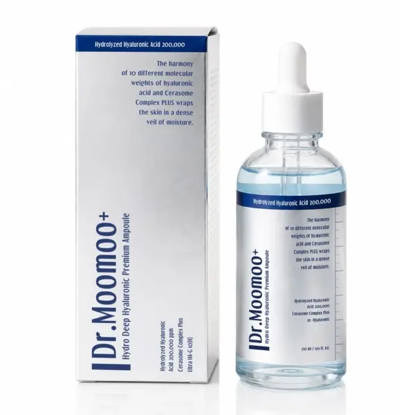 Dr.Moomoo+ Hydro Deep Hyaluronic Premium Ampoule Ceramide Serum 100ml