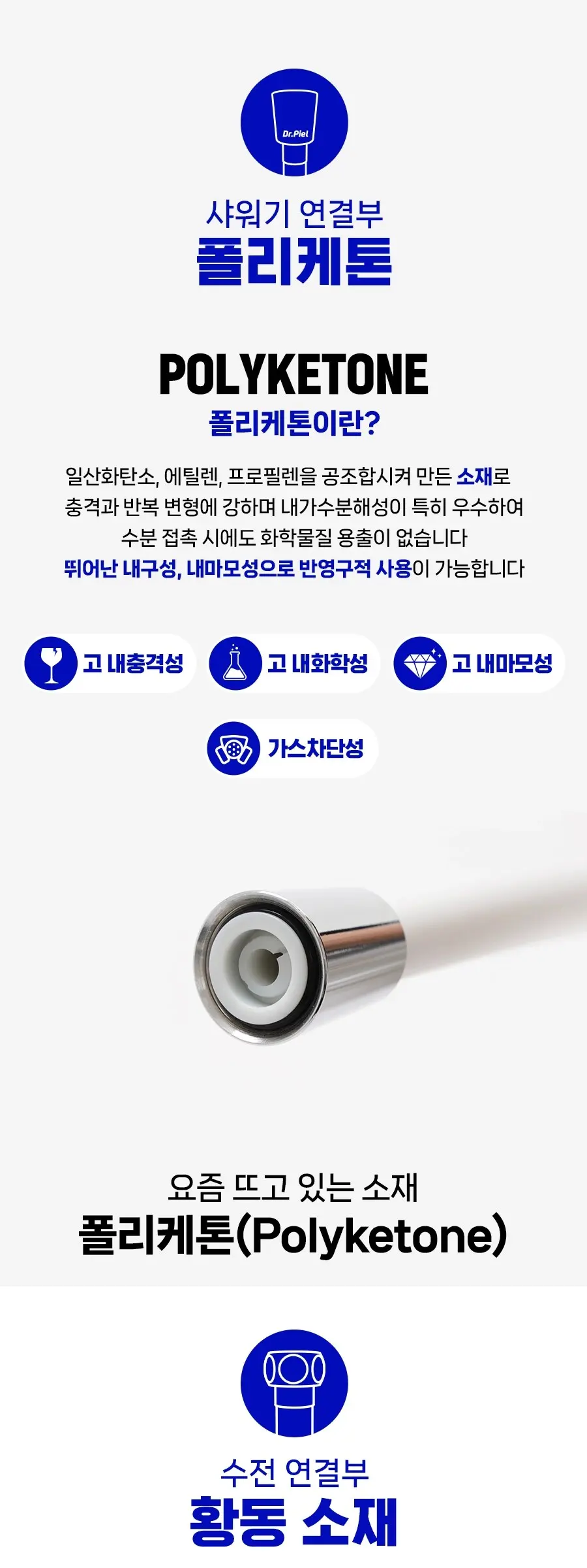 Dr.Piel ECO Shower Hose 1.5m / 2m Detail