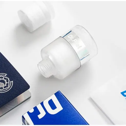 Dr.Piel Portable Travel Shower Filter + 10 Refill Cartridges + Pouch