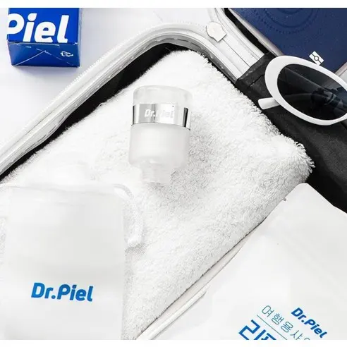 Dr.Piel Portable Travel Shower Filter + 10 Refill Cartridges + Pouch