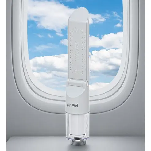 Dr.Piel Travel Shower Head Pure White (Ultra Slim 3.8cm)