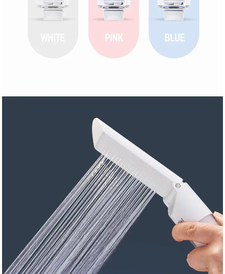 Dr.Piel Travel Shower Head 1pc Pure White (Ultra Slim 3.8cm) Detail