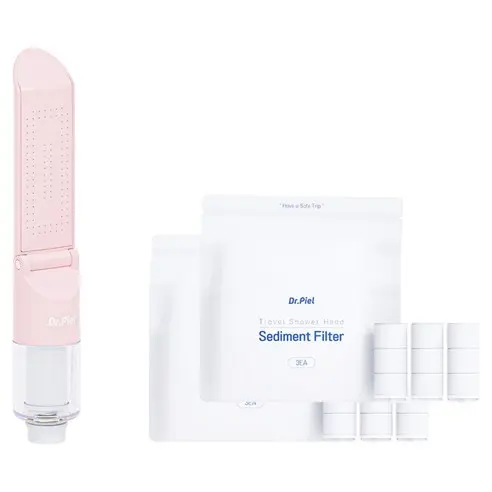 Dr.Piel Travel Shower Head + Refill Sediment Filters