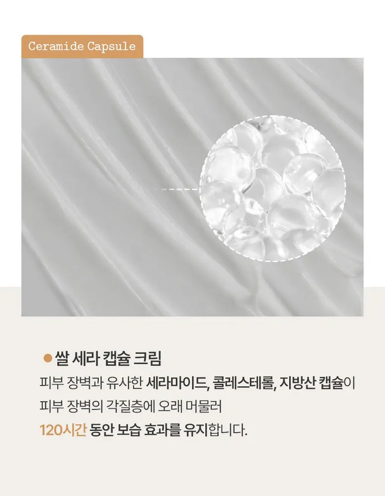 FULLY (Rice) Ceramide Capsule Cream Moisture Barrier Cream 90ml Detail
