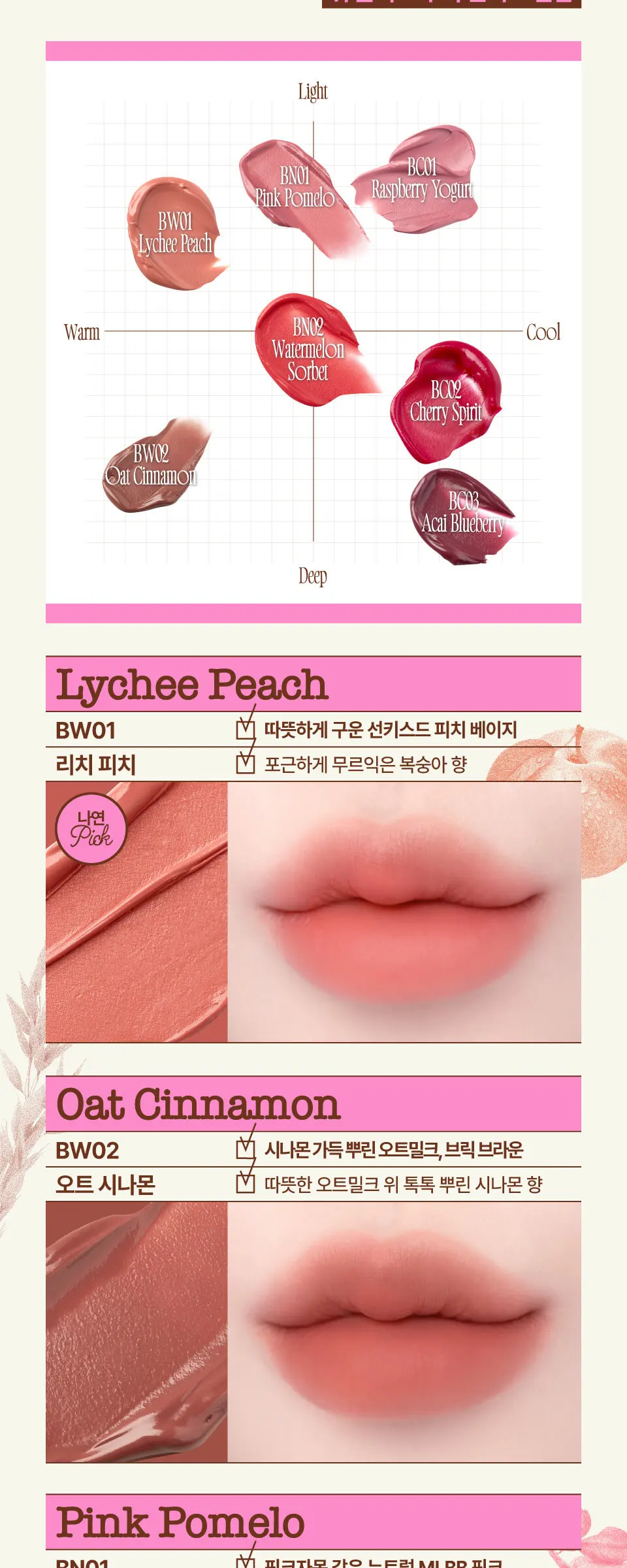 fwee Glowy Smoothie Tinted Lip Balm 9.5g Detail
