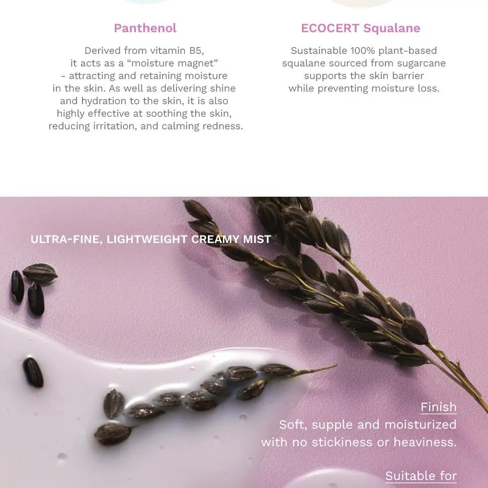 Haruharu Wonder Black Rice Probiotics Barrier 2% NAD+ Serum Mist 80ml Detail