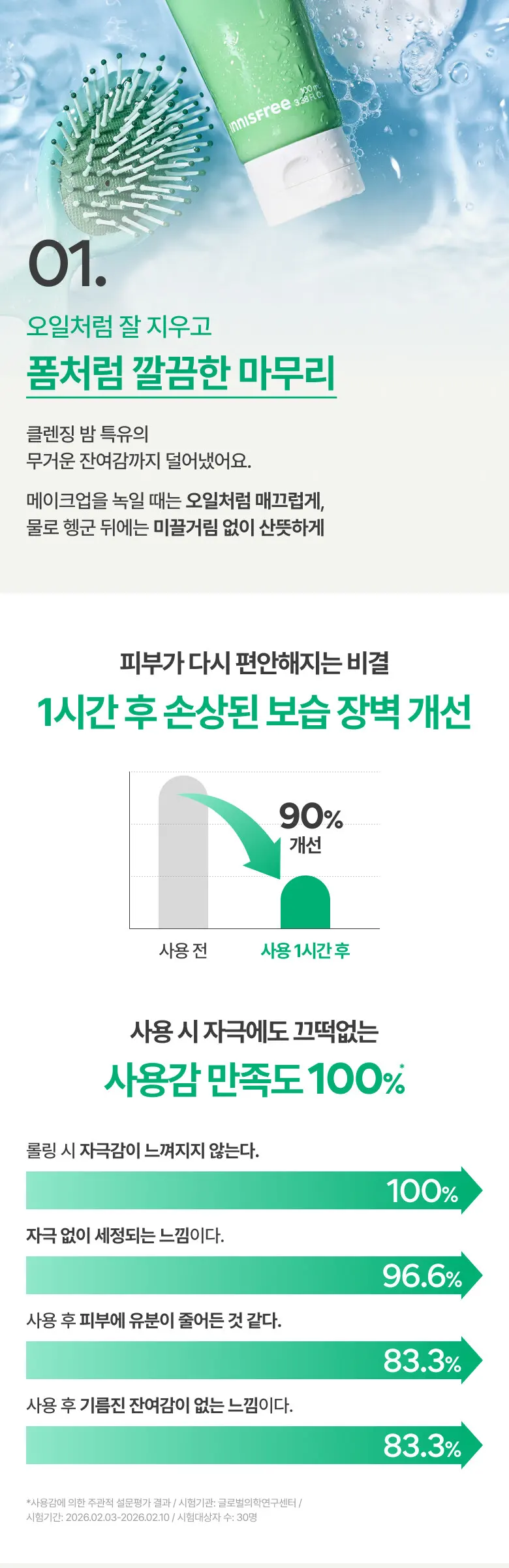 innisfree Green Tea Ceramide Cleansing Balm Facial Cleanser 100g 1 Count Detail